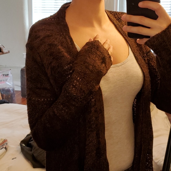 Extra long flowy cardigan - Picture 3 of 5